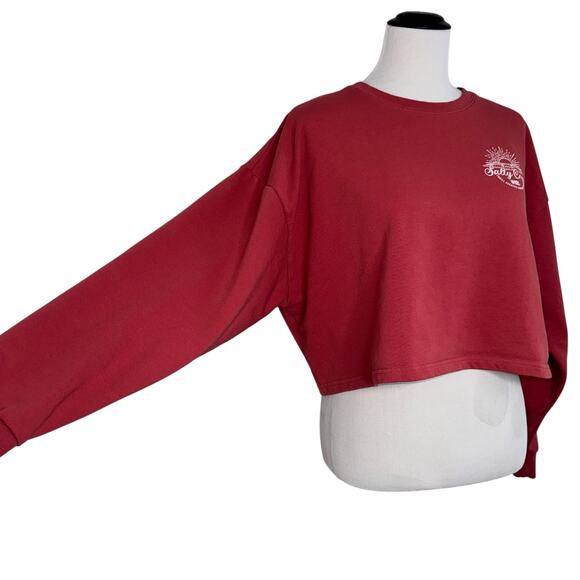Salty Crew Cropped Sweatshirt Sz XL - Picture 1 of 10